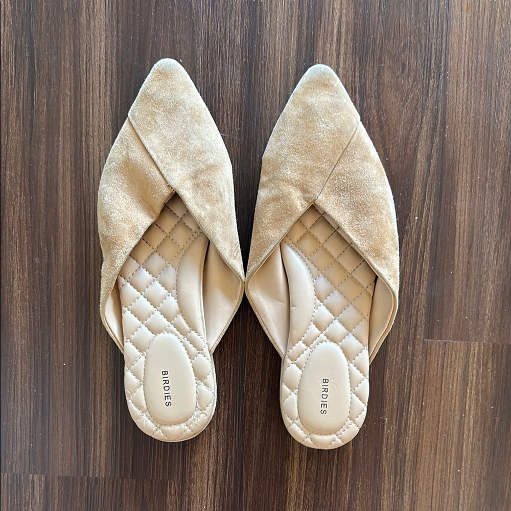 Birdies Women's Beige Slip-On Shoes